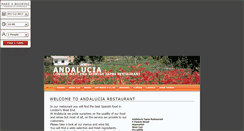 Desktop Screenshot of andaluciatapas.co.uk